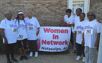 WIN[ners] at their 3-mile Notasulga Steps to the Cure walk 